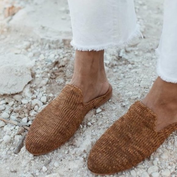 St. Agni Shoes - St. Agni Desi Knit Loafer Mule 35 5